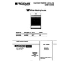 White-Westinghouse WGF323BADE cover diagram
