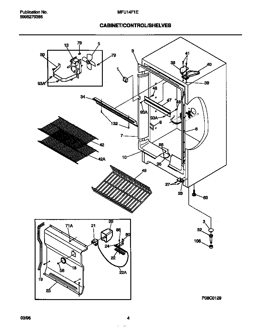 Cabinet/control/shelves