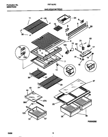 Shelves/controls