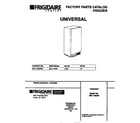 Universal/Multiflex (Frigidaire) MFU14M2BW4 cover diagram