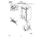 Universal/Multiflex (Frigidaire) MFU14M2BW4 cabinet/control/shelves diagram