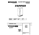 Tappan TFU20F7EW0 cover diagram