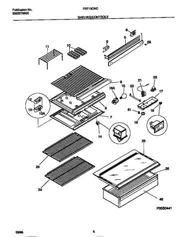 Shelves/controls