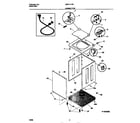 Universal/Multiflex (Frigidaire) MWX111REW0 cabinet/top diagram