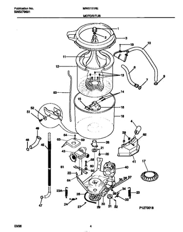 Motor/tub