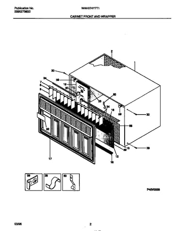 Cabinet front and wrapper