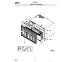 White-Westinghouse WAH094Y2T1 cabinet front and wrapper diagram