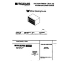 White-Westinghouse WAH117P2T5 cover diagram