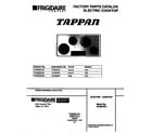 Tappan TEC6X2XCW2 cover diagram