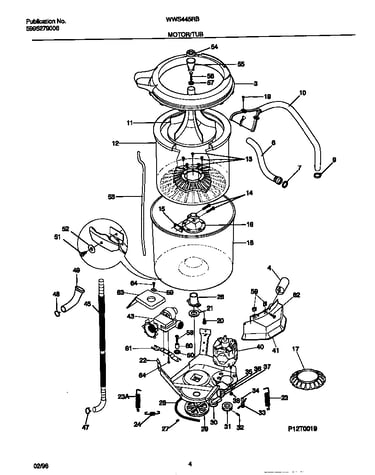 Motor/tub