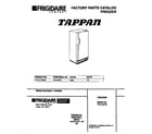 Tappan TFU14F7EW0 cover diagram