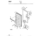 Tappan TFU14F7EW0 door diagram