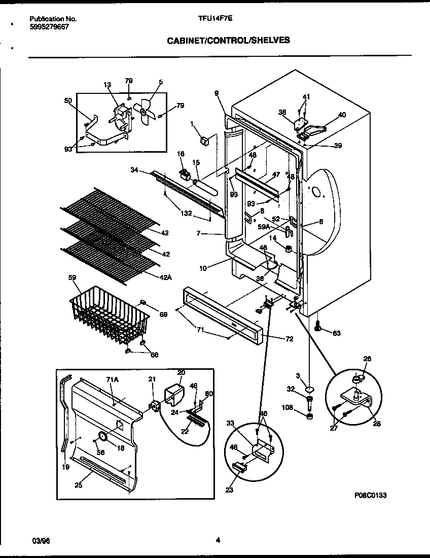 Cabinet/control/shelves