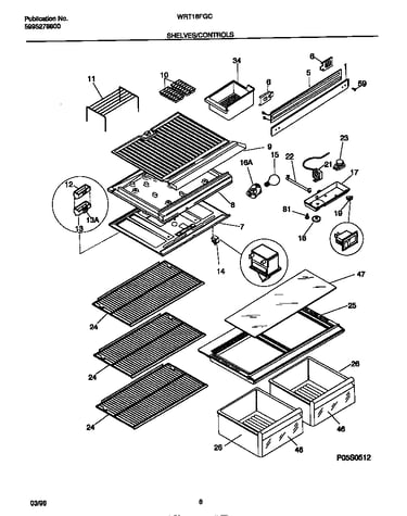 Shelves/controls