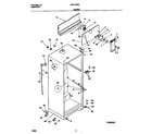 Universal/Multiflex (Frigidaire) MRT21BRCW1 cabinet diagram