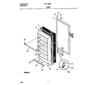 Universal/Multiflex (Frigidaire) MFU12M2BW3 door diagram