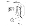 Universal/Multiflex (Frigidaire) MFU12M2BW3 cabinet/control/shelves diagram