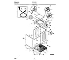 White-Westinghouse WWX645RBW4 cabinet/top diagram