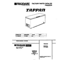 Tappan TFC18M6EW0 cover diagram