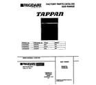 Tappan TGF657BCB2 cover diagram