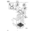 White-Westinghouse WWX645RBS3 cabinet/top diagram
