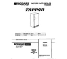 Tappan TFU16F7EW0 cover diagram