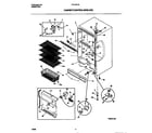 Tappan TFU16F7EW0 cabinet/control/shelves diagram