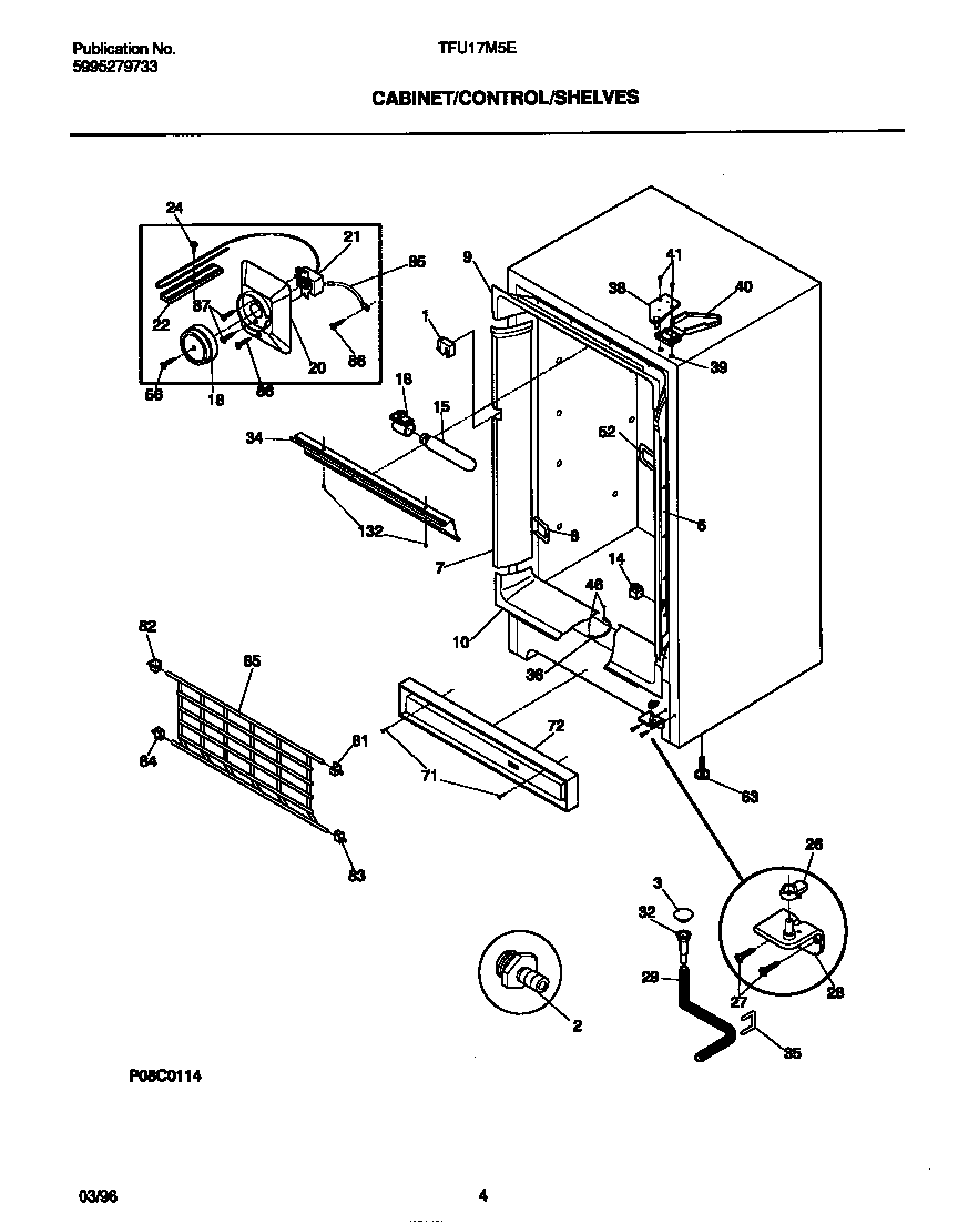 Cabinet/control/shelves
