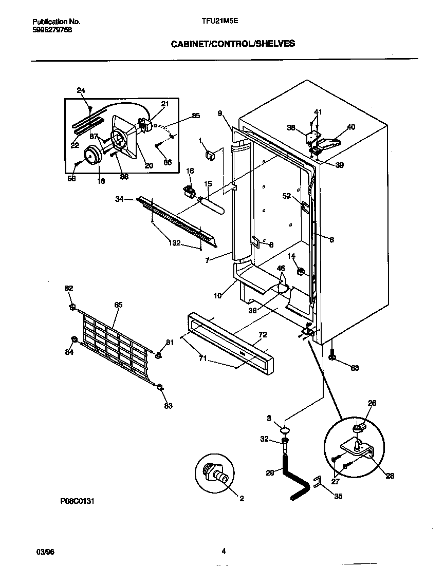Cabinet/control/shelves