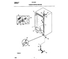 Universal/Multiflex (Frigidaire) MFU09M2BW2 cabinet/control/shelves diagram