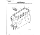 Universal/Multiflex (Frigidaire) MFC13M6BW1 cabinet/control/shelves diagram
