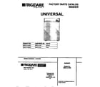 Universal/Multiflex (Frigidaire) MWX121RBW3 cover diagram