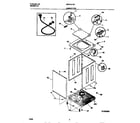Universal/Multiflex (Frigidaire) MWX121RBW3 cabinet/top diagram