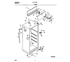 White-Westinghouse WRT13CGBY3 cabinet diagram