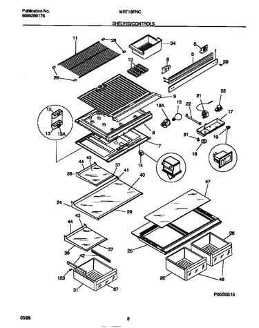 Shelves/controls