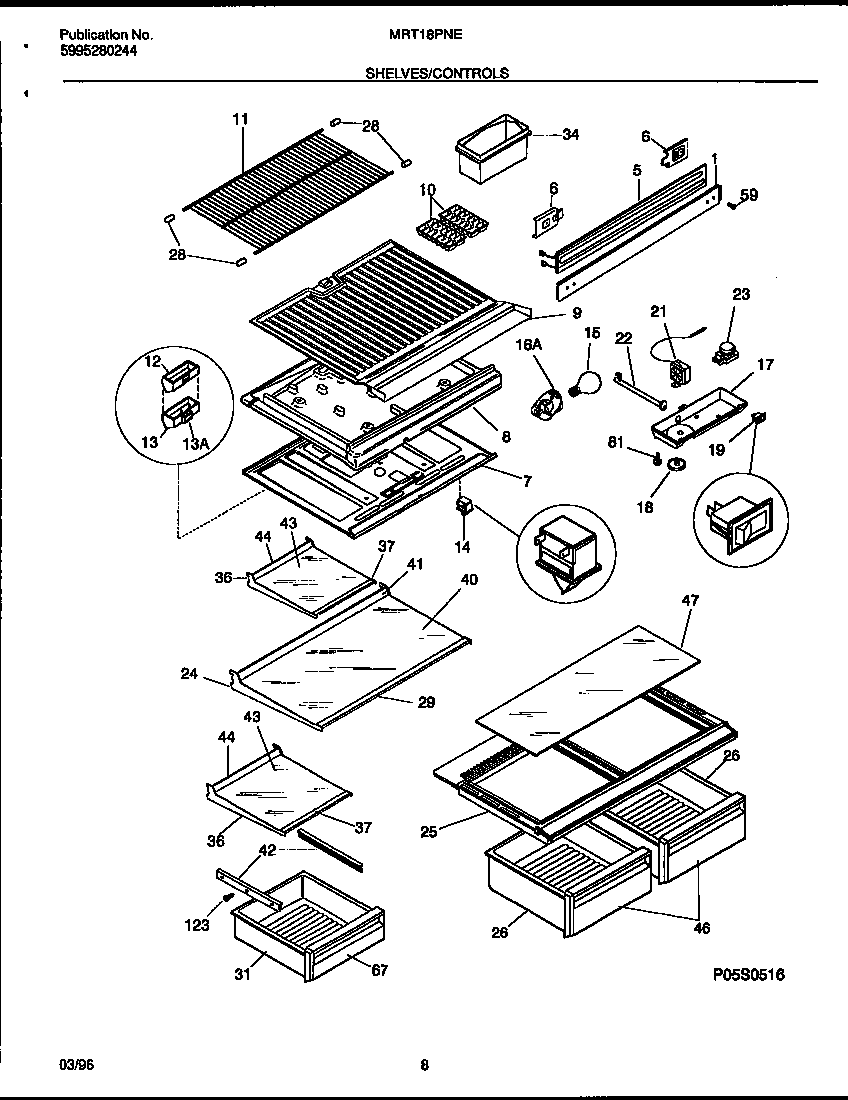 SHELVES/CONTROLS