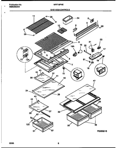 Shelves/controls