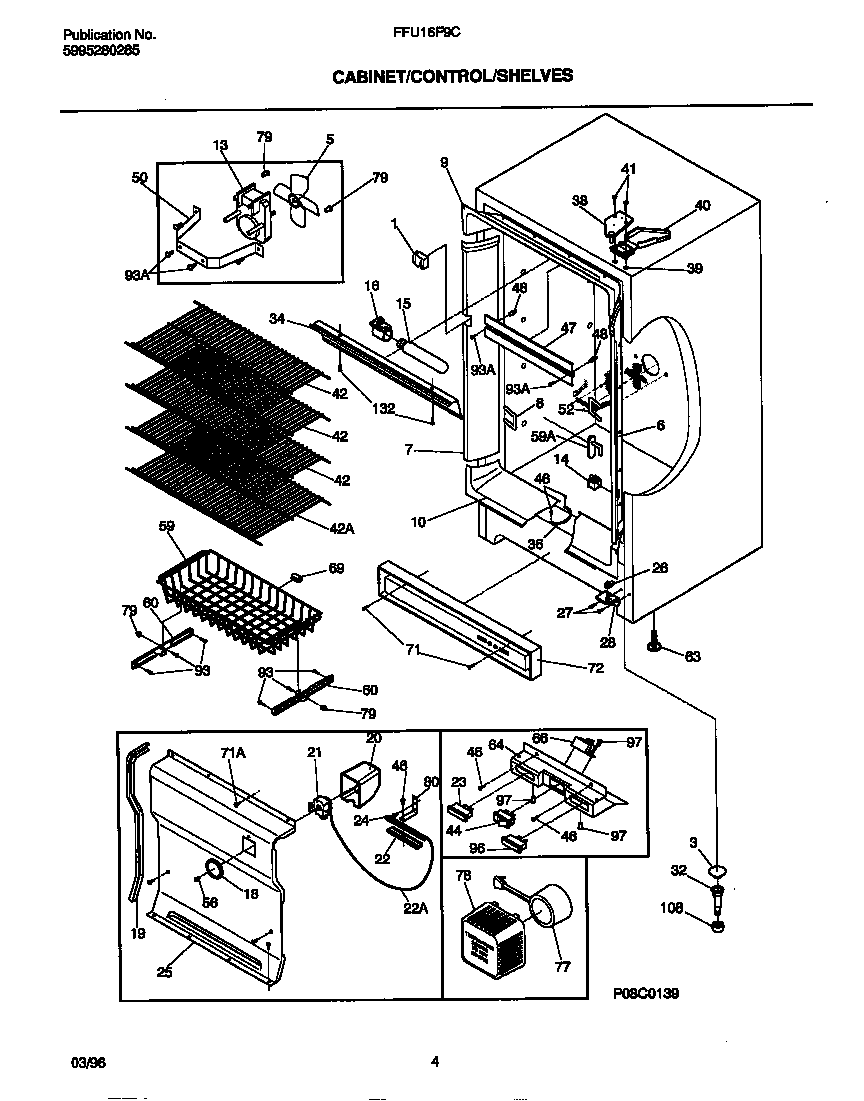 Cabinet/control/shelves