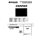 Tappan TEC3X7XCBA cover diagram