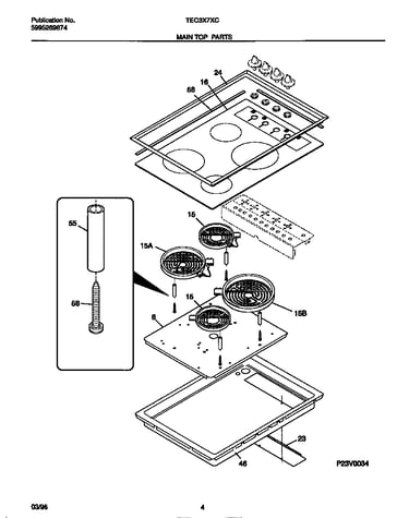 Main top parts
