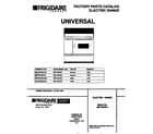 Universal/Multiflex (Frigidaire) MEF402WCW1 cover diagram