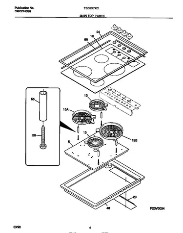 Main top parts