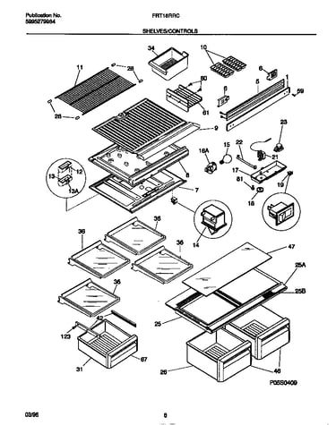 Shelves/controls