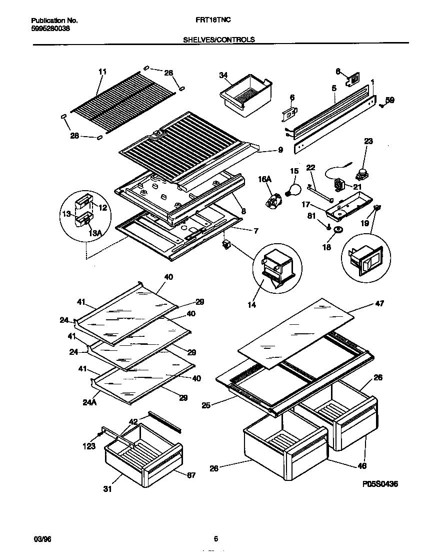 SHELVES/CONTROLS