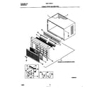 White-Westinghouse WAH11EP2T4 cabinet front and wrapper diagram
