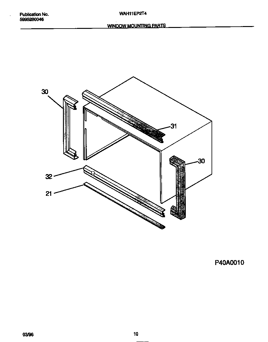 WINDOW MOUNTING PARTS