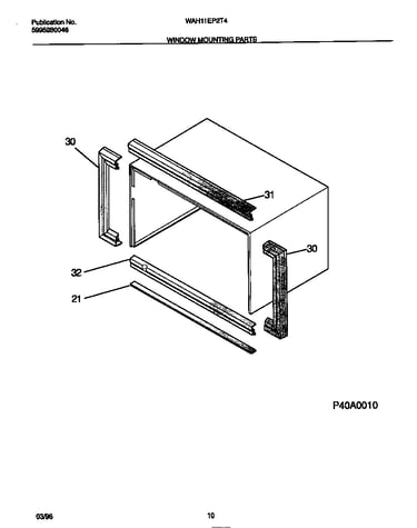 Window mounting parts