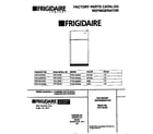 Frigidaire FRT18TRCW1 cover diagram