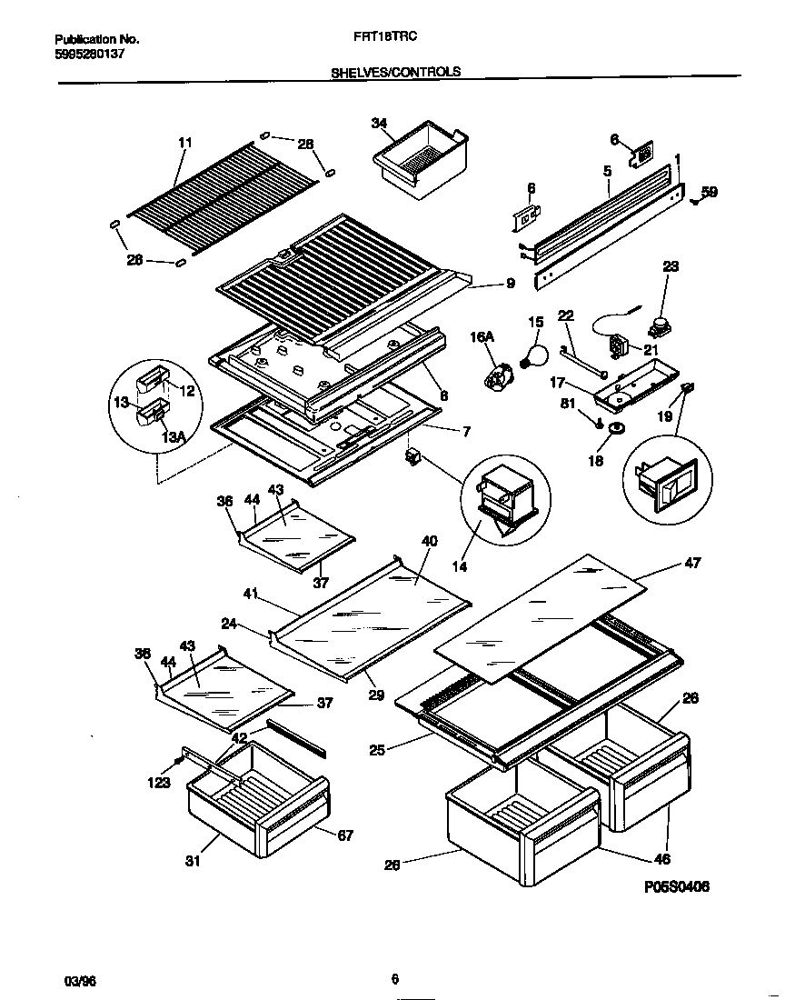 SHELVES/CONTROLS