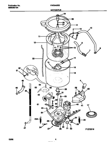 Motor/tub